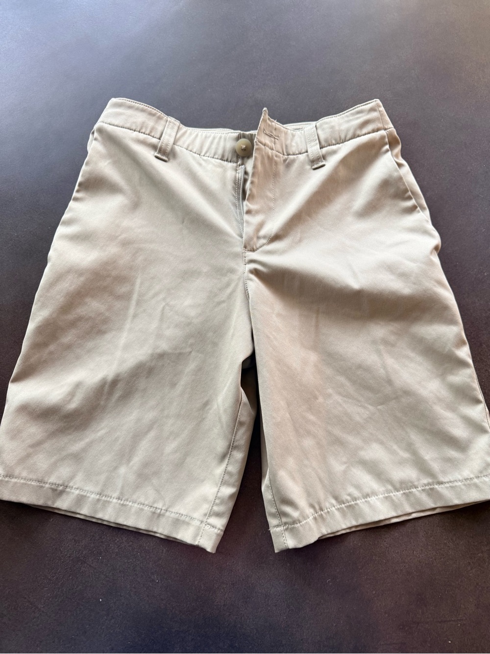 Youth Classic Tan Chino Shorts- quick dry